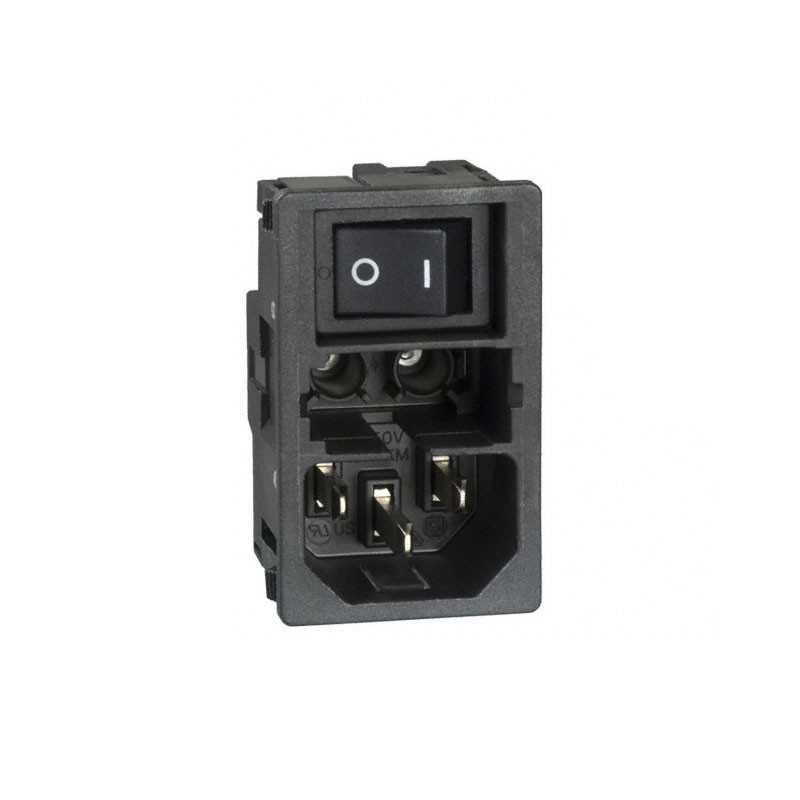 1 pcs : KM00.1105.11 - PWR ENT MOD RCPT IEC320-C14 PNL