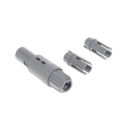 1 pcs : PAG.M0.4GL.AZGK - CONN PLUG MALE 4P GOLD SLDR CUP