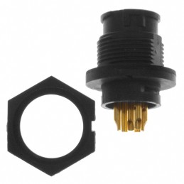 1 pcs : EN3P6FX - CONN RCPT FMALE 6P GOLD SLDR CUP