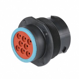 1 pcs : HDP24-18-8PE - CONN RCPT HSNG MALE 8POS PNL MNT