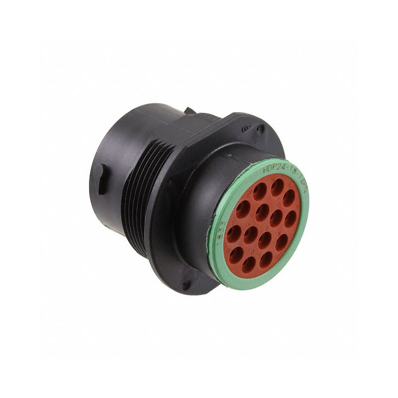 1 pcs : HDP24-18-14PN - CONN RCPT HSNG MALE 14POS PNL MT