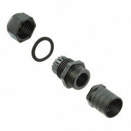 1 pcs : CL101021 - CONN BACKSHELL SZ1 BLACK PG13.5