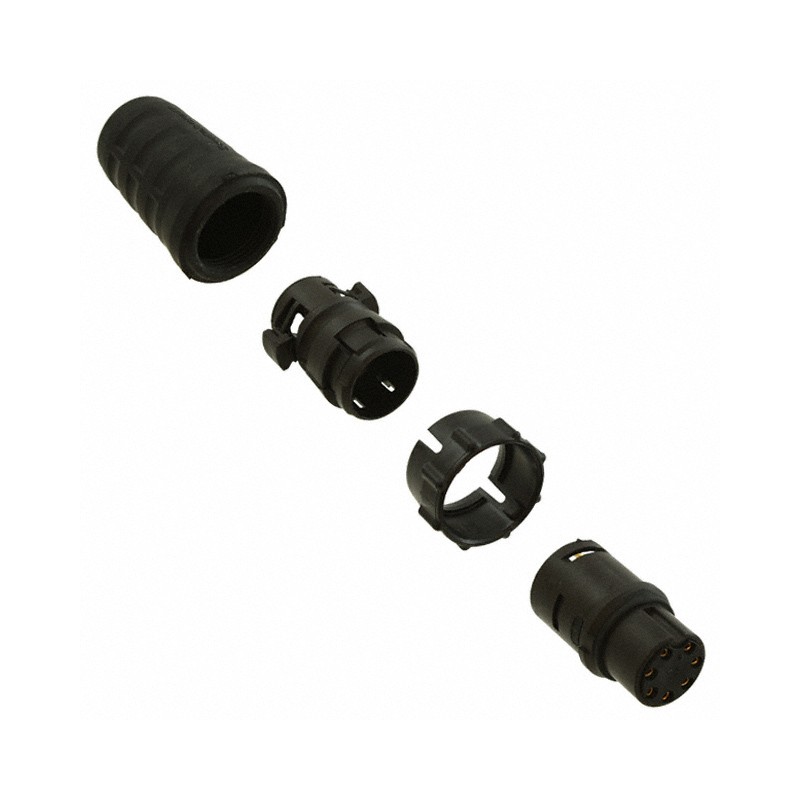 1 pcs : EN3C7FX - CONN PLUG FMALE 7P GOLD SLDR CUP