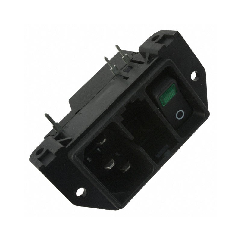 1 pcs : DD21.0114.1111 - PWR ENT MOD RCPT IEC320-C14 PNL