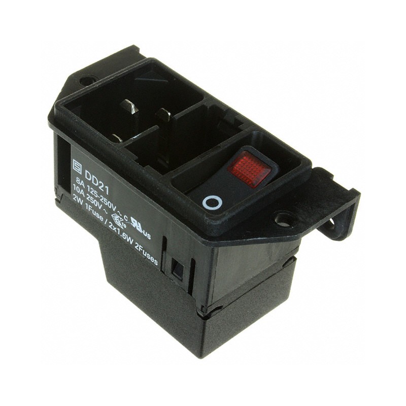 1 pcs : DD21.0113.1111 - PWR ENT MOD RCPT IEC320-C14 PNL