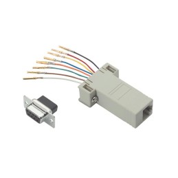 1 pcs : RBA096F - ADAPTOR KIT DB9F/RJ12 JACK
