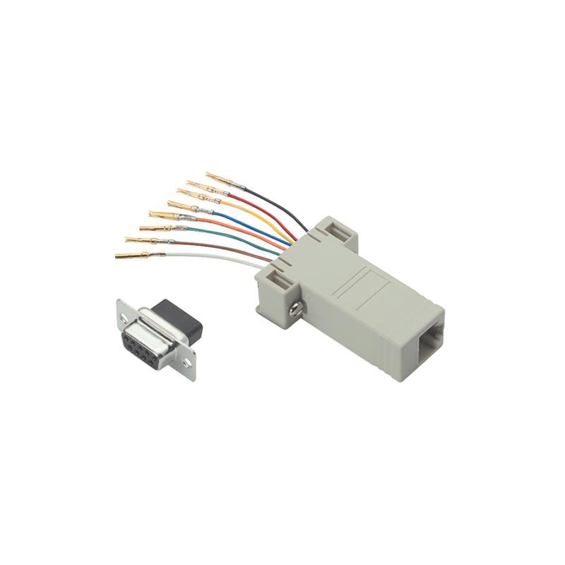 1 pcs : RBA096F - ADAPTOR KIT DB9F/RJ12 JACK