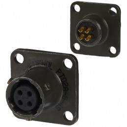 1 pcs : PT02E-8-4S(025) - CONN RCPT FMALE 4P GOLD SLDR CUP