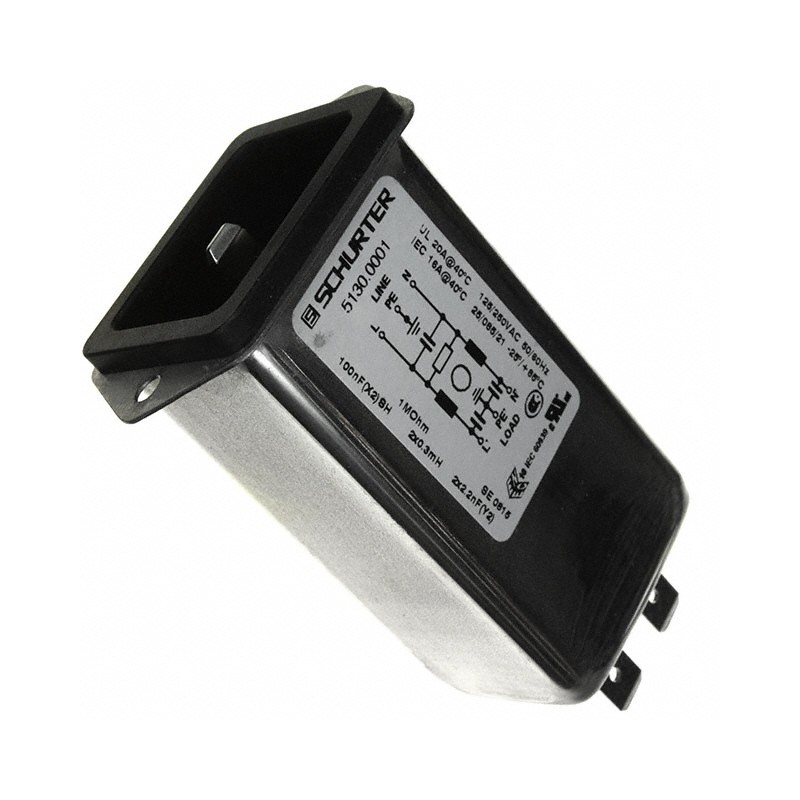 1 pcs : 5130.0001 - PWR ENT RCPT IEC320-C20 PANEL QC