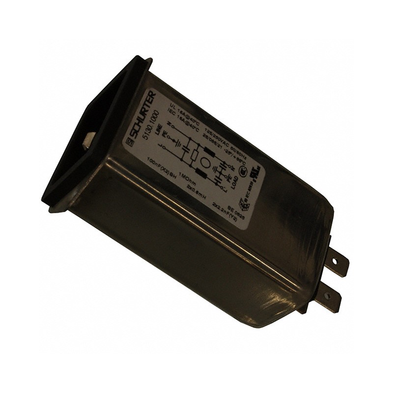 1 pcs : 5130.1000 - PWR ENT RCPT IEC320-C20 PANEL QC