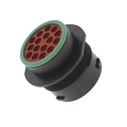 1 pcs : HDP24-24-16PN - CONN RCPT HSG MALE 16POS PNL MNT