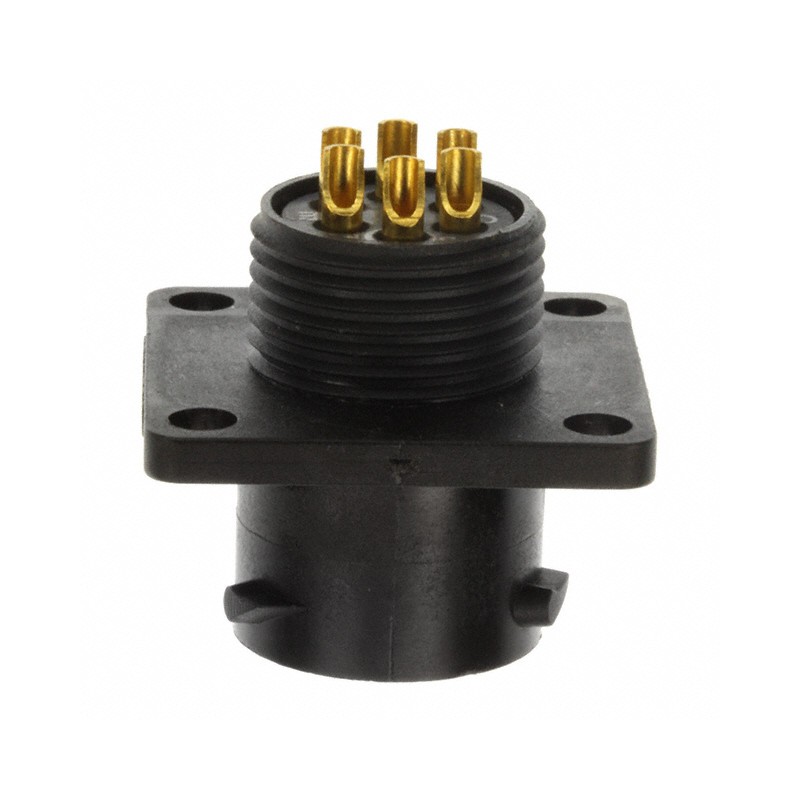 1 pcs : UTS010E6P - CONN RCPT MALE 6P GOLD SLDR CUP