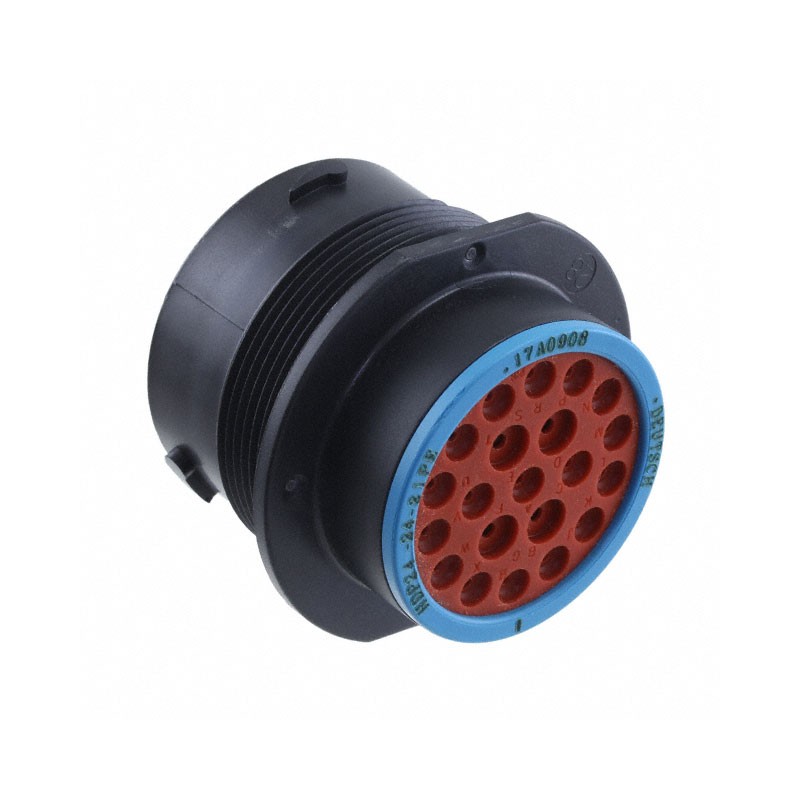 1 pcs : HDP24-24-21PE - CONN RCPT HSNG MALE 21POS PNL MT
