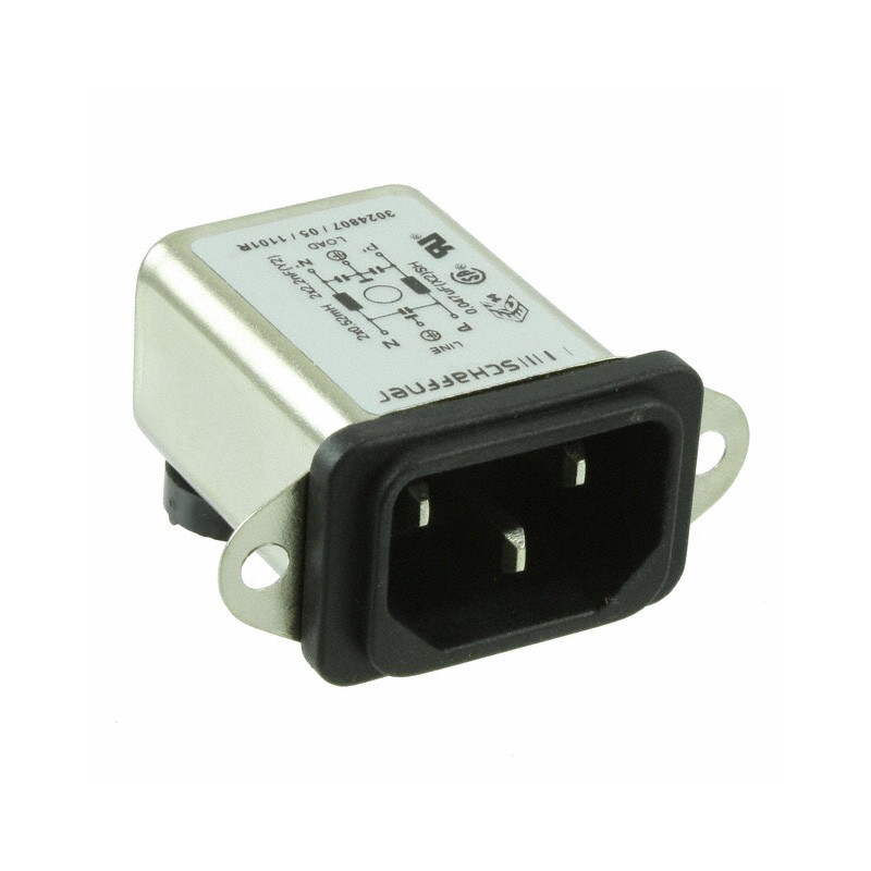 1 pcs : FN9226-6-02 - PWR ENT RCPT IEC320-C14 PNL SLDR