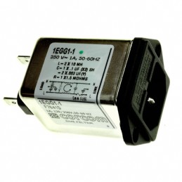 1 pcs : 1EGG1-1 - PWR ENT MOD RCPT IEC320-C14 PNL