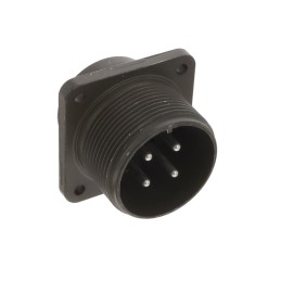 1 pcs : MS3102E20-4P - CONN RCPT MALE 4P SILV SLDR CUP