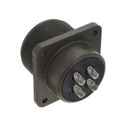 1 pcs : MS3102E20-4P - CONN RCPT MALE 4P SILV SLDR CUP