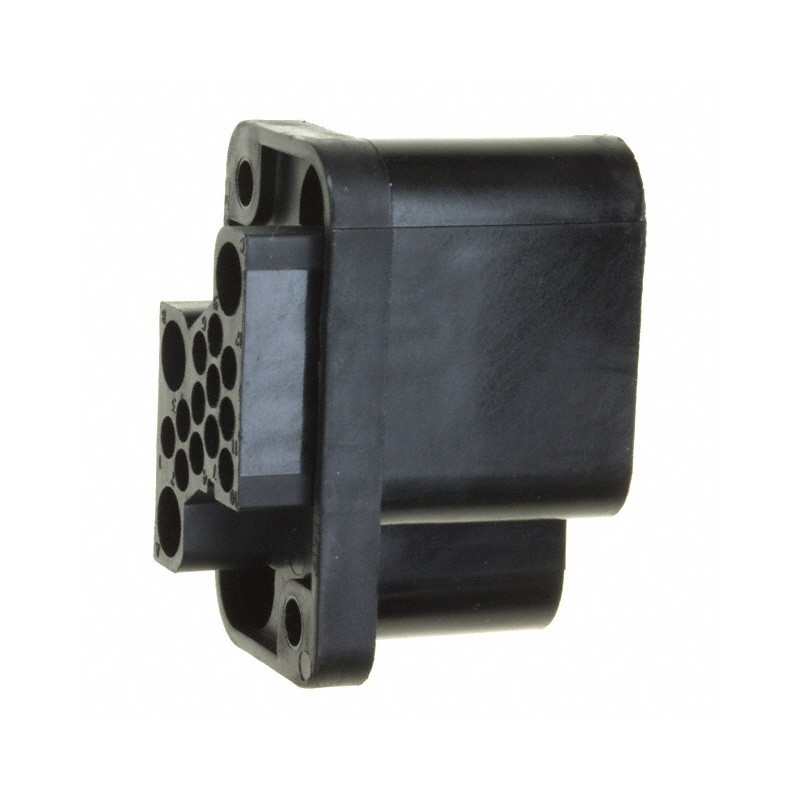 1 pcs : 213427-1 - CONN PLUG HSG DRAWER 15POS BLK