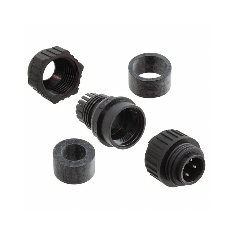 1 pcs : 934124100 - CONN PLUG MALE 4POS SILVER SCREW