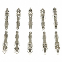 1 pcs : BU-P72918 - CONN BANANA PLUG THRD 10PK