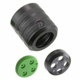 1 pcs : CL111101 - CONN BACKNUT 1 BLACK