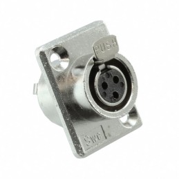 1 pcs : TY3F - CONN PLUG FMALE MINI XLR 3P SLDR