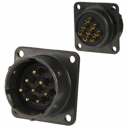 1 pcs : PT02A-16-8P(025) - CONN RCPT MALE 8P GOLD SLDR CUP