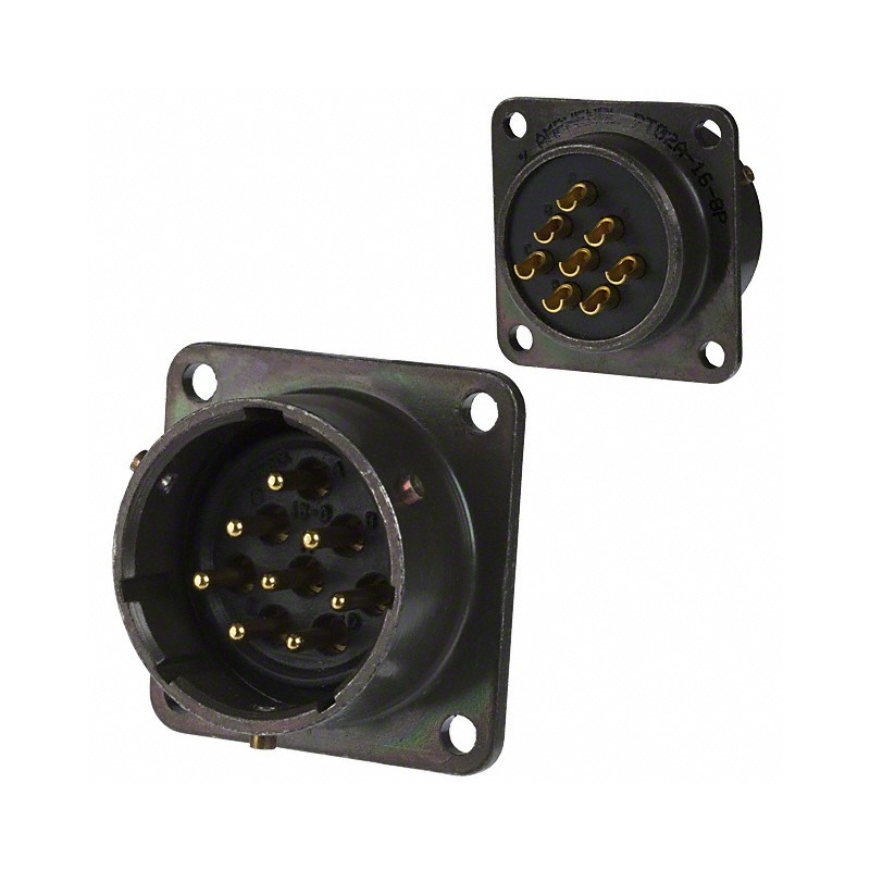 1 pcs : PT02A-16-8P(025) - CONN RCPT MALE 8P GOLD SLDR CUP