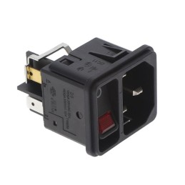 1 pcs : DC11.0021.201 - PWR ENT MOD RCPT IEC320-C14 PNL