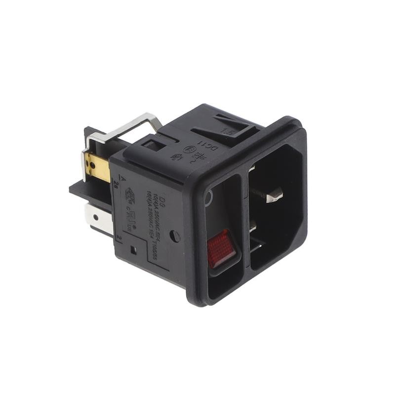 1 pcs : DC11.0021.201 - PWR ENT MOD RCPT IEC320-C14 PNL