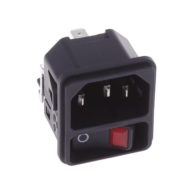 1 pcs : DC11.0021.401 - PWR ENT MOD RCPT IEC320-C14 PNL