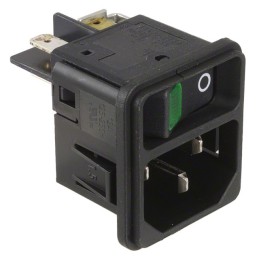 1 pcs : DC11.0031.201 - PWR ENT MOD RCPT IEC320-C14 PNL