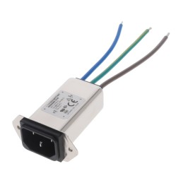 1 pcs : FN9255M-15-07 - PWR ENT RCPT IEC320-C14 PNL WIRE