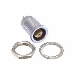 1 pcs : ECP.0S.302.CLL - CONN CIRC RCPT 2P GOLD SLDR CUP