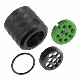 1 pcs : CL112102 - CONN BACKNUT 2 BLACK