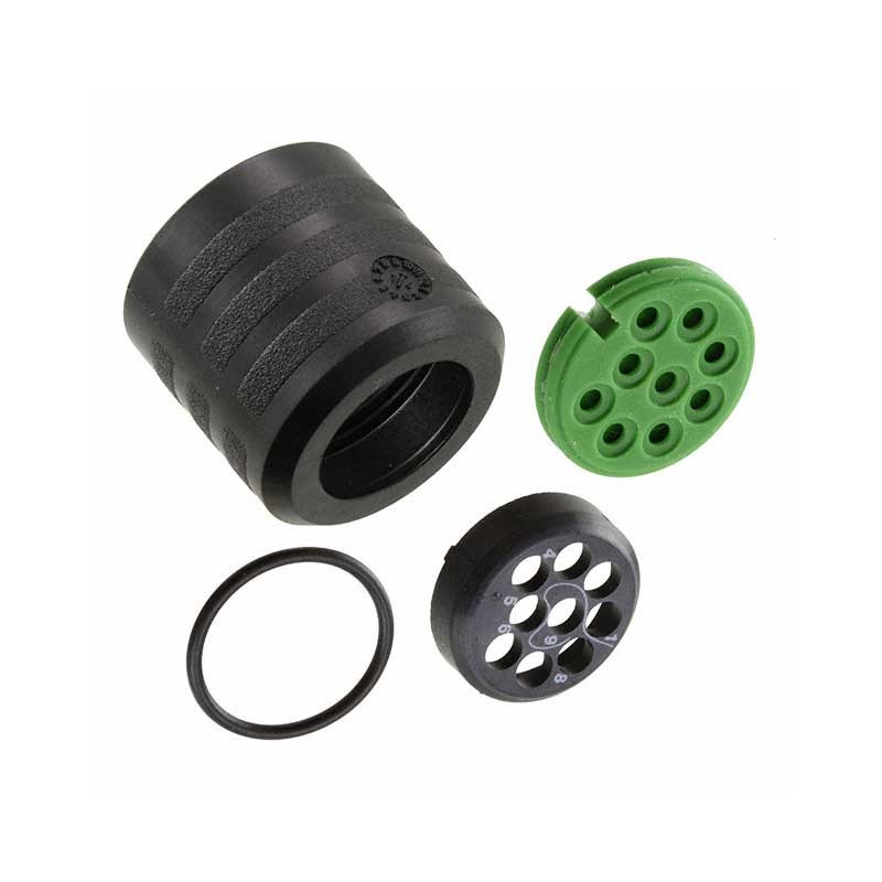 1 pcs : CL112102 - CONN BACKNUT 2 BLACK