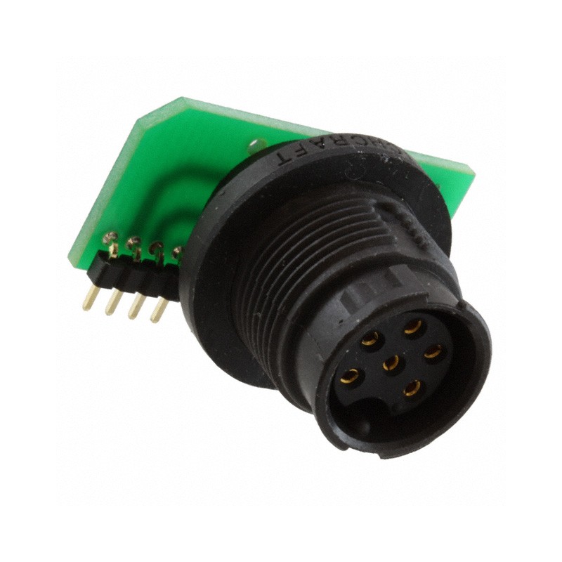 1 pcs : EN3P6FRAPCBW - CONN RCPT FMALE 6POS GOLD SOLDER