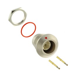 1 pcs : HS2P2F20 - CONN RCPT FMALE 2POS GOLD CRIMP