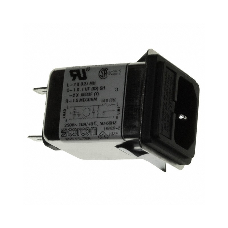 1 pcs : 1609117-7 - PWR ENT MOD RCPT IEC320-C14 PNL