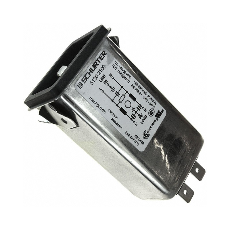 1 pcs : 5130.2100 - PWR ENT RCPT IEC320-C20 PANEL QC