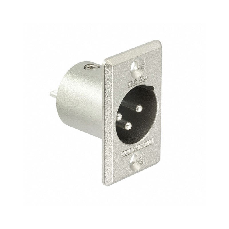 1 pcs : XLR332 - CONN RCPT MALE XLR 3P SOLDER CUP