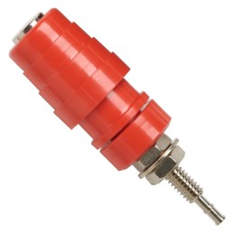 1 pcs : 73094-2 - CONN BIND POST KNURLED RED