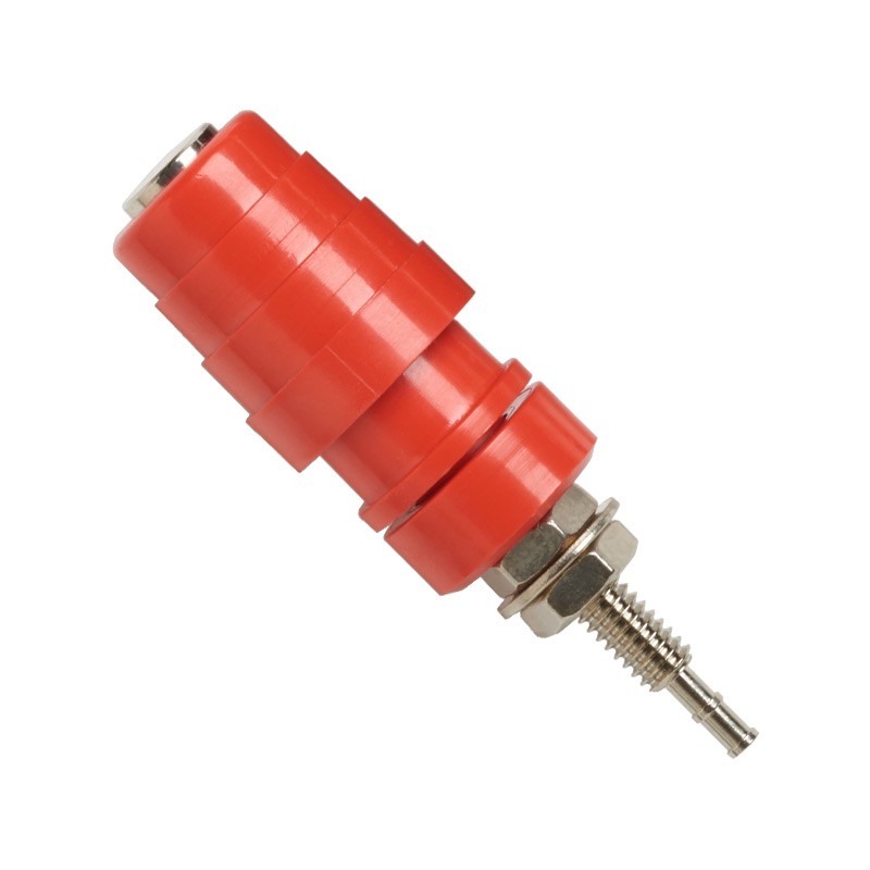 1 pcs : 73094-2 - CONN BIND POST KNURLED RED