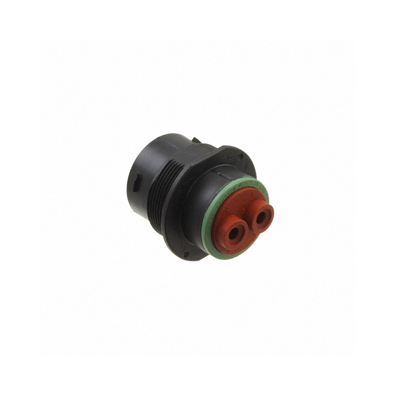 1 pcs : HDP24-18-6PN-C030 - CONN RCPT HSNG MALE 2POS PNL MT