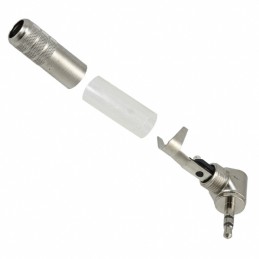 1 pcs : 35HDRANN - CONN PLUG STEREO 3.5MM RA 3COND