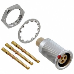 1 pcs : JBXER0G03FCSDSR - CONN RCPT FMALE 3POS GOLD CRIMP