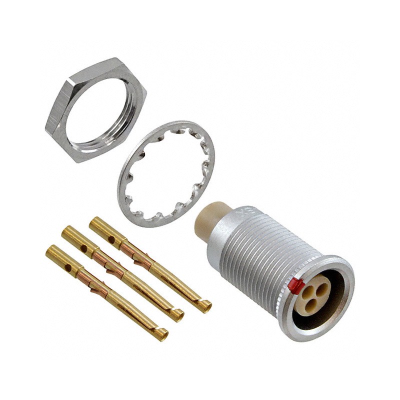 1 pcs : JBXER0G03FCSDSR - CONN RCPT FMALE 3POS GOLD CRIMP