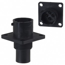 1 pcs : UTP0104P - CONN RCPT HSNG MALE 4POS PNL MNT