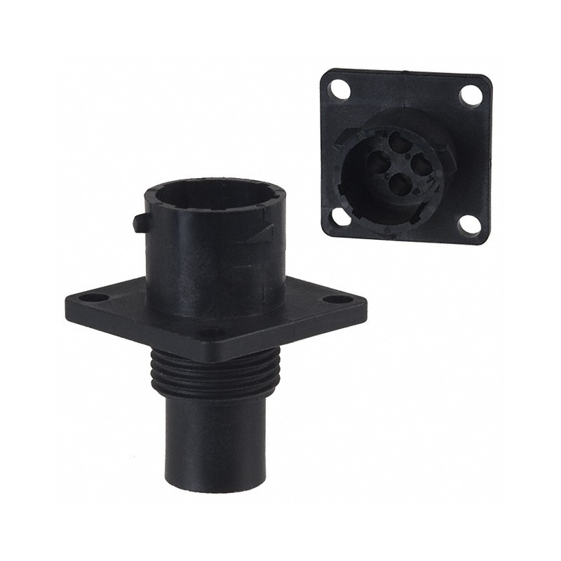 1 pcs : UTP0104P - CONN RCPT HSNG MALE 4POS PNL MNT