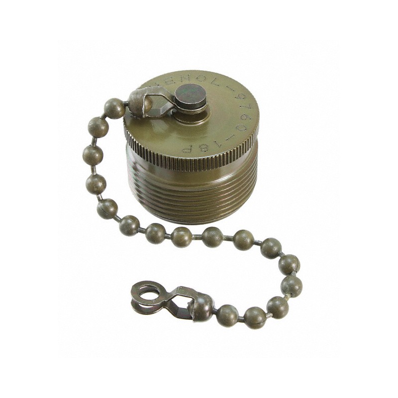 1 pcs : 97-60-18P - CONN COVER 18 OLIVE